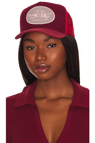 Boys Lie Boys Lie Trucker Hat in Merlot REVOLVE