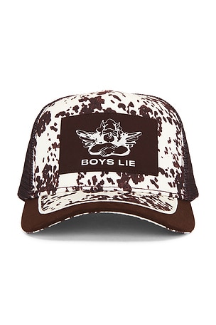 Suede Panel Trucker Hat Boys Lie