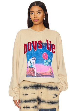 BLUSA DE MOLETOM KARA OASIS TERRY NATURAL Boys Lie