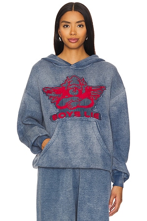 Stitch Me Up Interlock Racer Hoodie Boys Lie