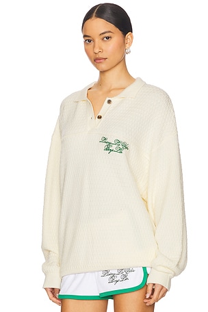 Boys Lie Living La Vida Presley Pullover in Cream