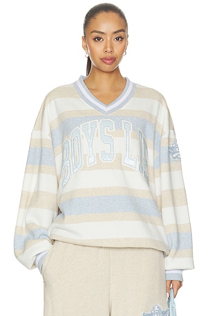 Girl Next Door Hayley V-neck Sweatshirt Boys Lie