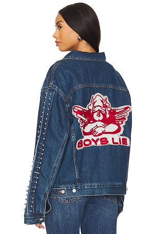 Stitch Me Up Denim Straight Jacket Boys Lie