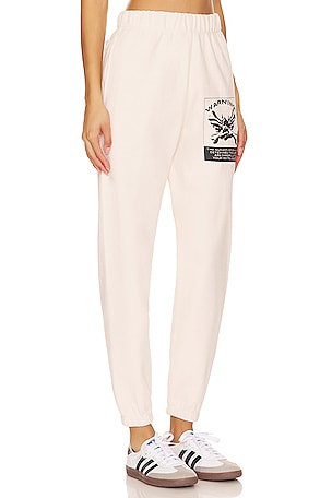 Boys Lie Up In Smoke Sweatpants in Cream