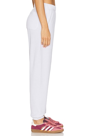 Boys Lie On The Edge Thermal Kimmy Sweatpants in White