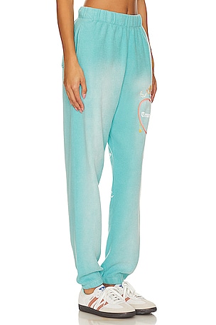 Boys Lie Head Over Heals Sweatpants in Teal