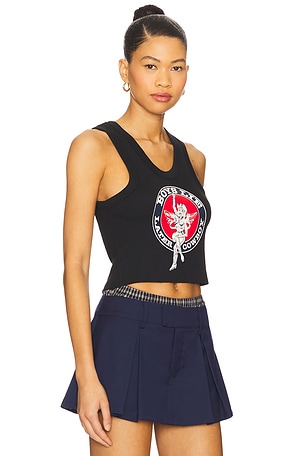Boys Lie Later Cowboy Randy Tank in Black