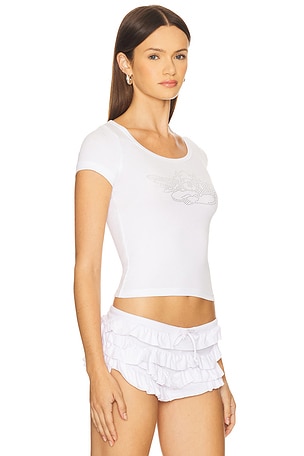 Boys Lie Candyqueen Melly Tee in White. Size S. Also