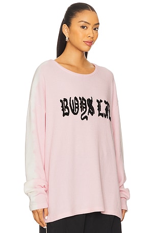 Boys Lie High Class Private School Bf Tee in Pink