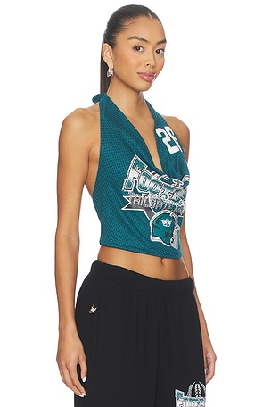 Boys Lie A Little Birdie Told Me Halter Top in Green. Size XS. Also