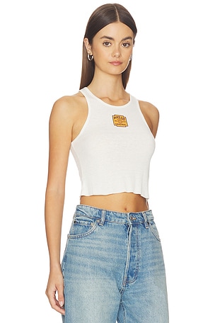 Boys Lie Boys Lie Men Don't Original Beegee Tank Top in White