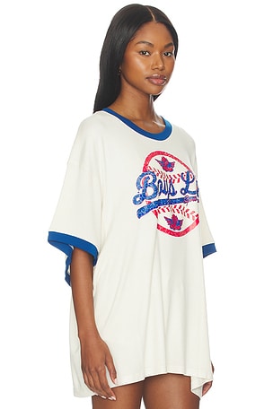 Boys Lie Sporty Spice Bf Tee in Ivory