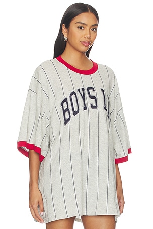 Boys Lie Game Changer Bf Slub Tee V2 in Grey