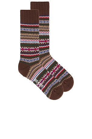 Fair Isle Socks Beams Plus