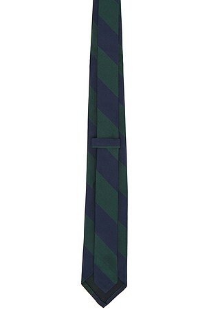 Beams Plus Ivy Tie Regimental Stripe in Dark Green