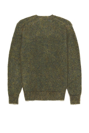 Beams Plus Cardigan Stretch Mohair in Green