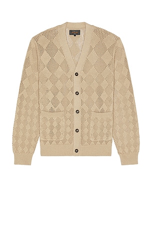 Cardigan Diamond Mesh Beams Plus