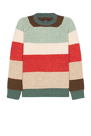 Beams Plus Crew Multi Stripe 5G in Multi | REVOLVE