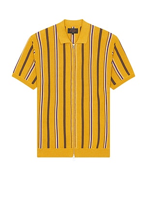 Zip Knit Stripe Beams Plus