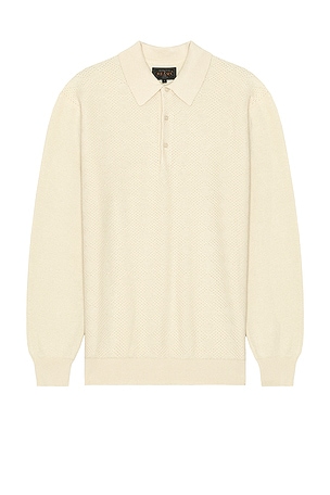 Knit Polo Diamond Pattern Beams Plus