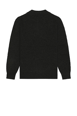 Beams Plus Knit Polo 9G en Anthracite