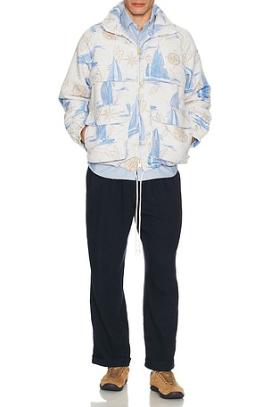 Beams Plus Sailing Jacket in Blue