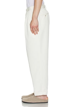2 Pleats Trousers Pe Twill Beams Plus