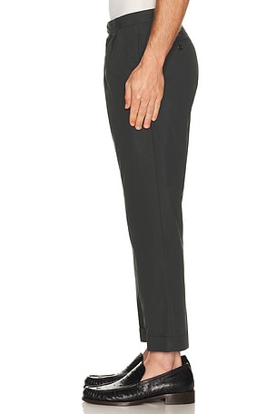 Beams Plus 1 Pleat Travel Pants in Charcoal