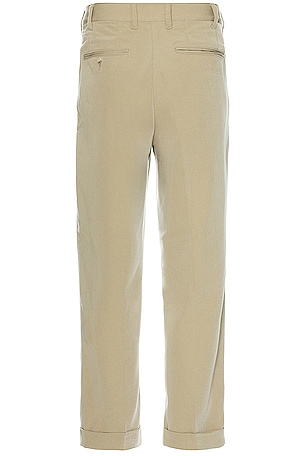 2 Pleats Trousers Pe Twill Beams Plus