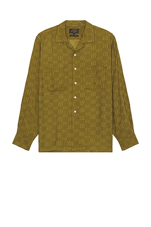 Open Collar Shirt Jacquard Beams Plus