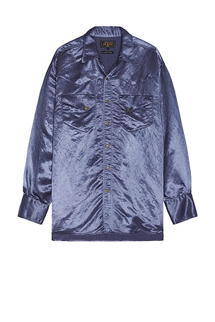 Western Shirt Broken Nylon Satin Beams Plus