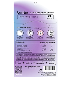 barriere Daily Defense Patch 6 Pack in Celestial