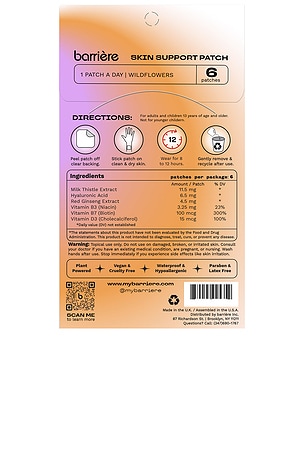 barriere Skin Support Patch 6 Pack