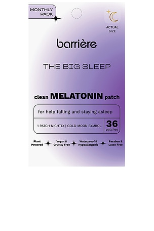 The Big Sleep Melatonin Patch 36 Pack barriere