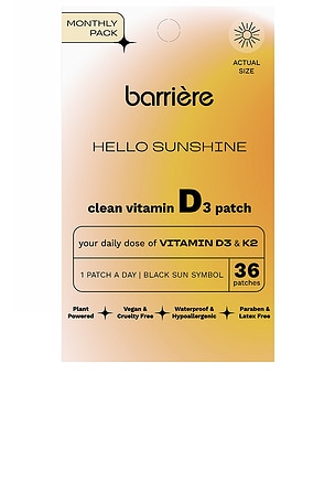 Hello Sunshine Vitamin D3 Patch 36 Pack barriere