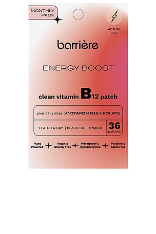 Energy Boost Vitamin B12 Patch 36 Pack barriere