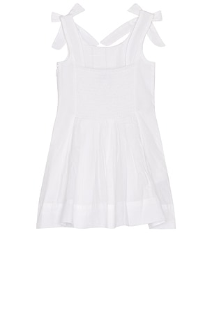 BEACH RIOT Kids Little Jacey Dress in White