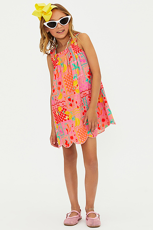 BEACH RIOT Little Selma Dress in Pink