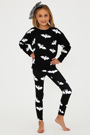 BEACH RIOT Kids Little Peppa Legging in Black. Size 5/6. Also