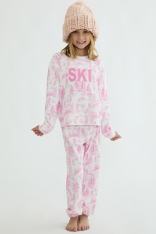 BEACH RIOT Kids Little Georgie Pant in Pink. Size 5/6. Also