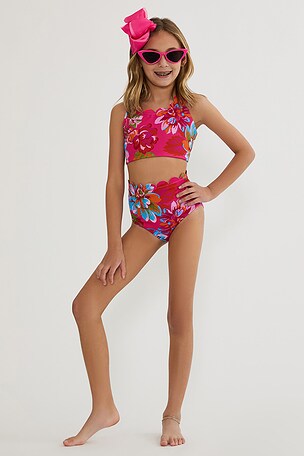 BEACH RIOT Little Madison & Bea Set in Pink