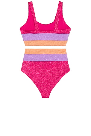 BEACH RIOT Kids Little Mackenzie Top & Heidi Bottom in Pink