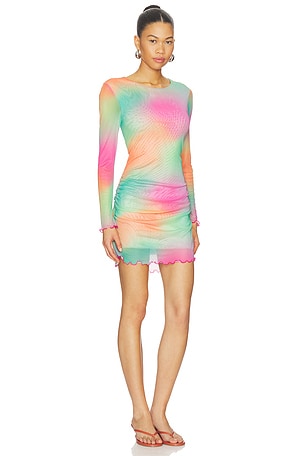 BEACH RIOT Roma Mini Dress in Green