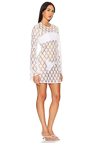 BEACH RIOT Goldie Dress in White