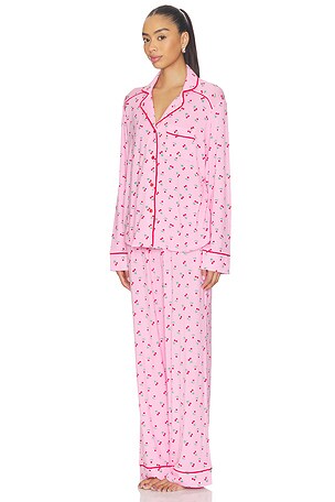 BEACH RIOT Livy Top & Connie Pant Set in Pink