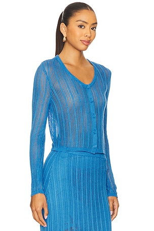 BEACH RIOT Hani Cardigan in Blue