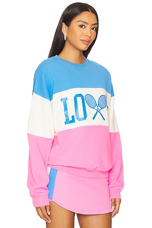 BEACH RIOT Devyn Oversized Sweatshirt in Pink