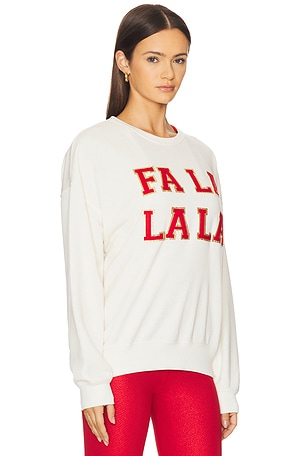 BEACH RIOT Devyn Oversized Sweatshirt in White. Size XS. Also