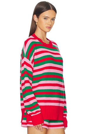 BEACH RIOT Callie Sweater in Ruby Stripe. Size XS. Also