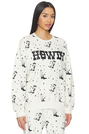 BEACH RIOT Devyn Oversized Sweater in White